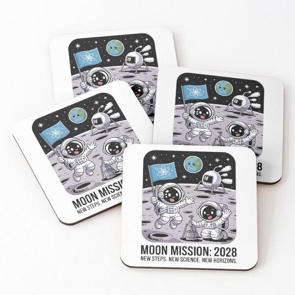 Item preview, moon mission - lunar south pole - 2028 moon landing - space patch - fictional mission - lunar exploration – selenology - space science - Orbital mechanics - Lunar site analysis designed and sold by JansenGS.