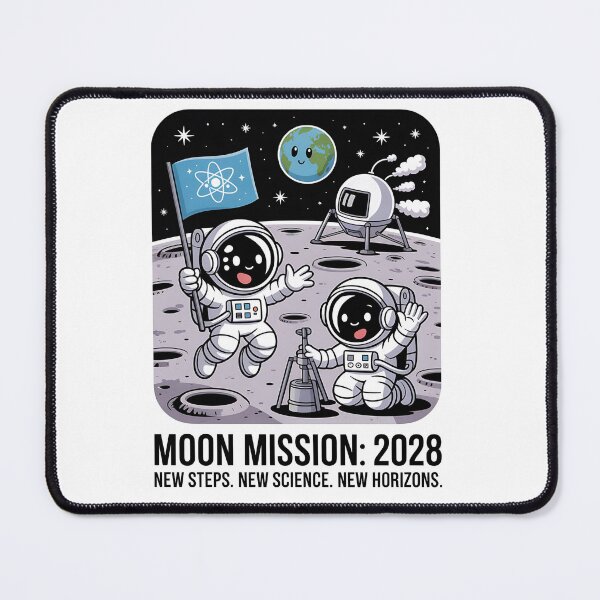 Item preview, moon mission - lunar south pole - 2028 moon landing - space patch - fictional mission - lunar exploration – selenology - space science - Orbital mechanics - Lunar site analysis designed and sold by JansenGS.