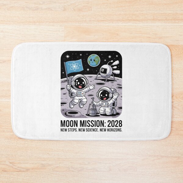 Item preview, moon mission - lunar south pole - 2028 moon landing - space patch - fictional mission - lunar exploration – selenology - space science - Orbital mechanics - Lunar site analysis designed and sold by JansenGS.