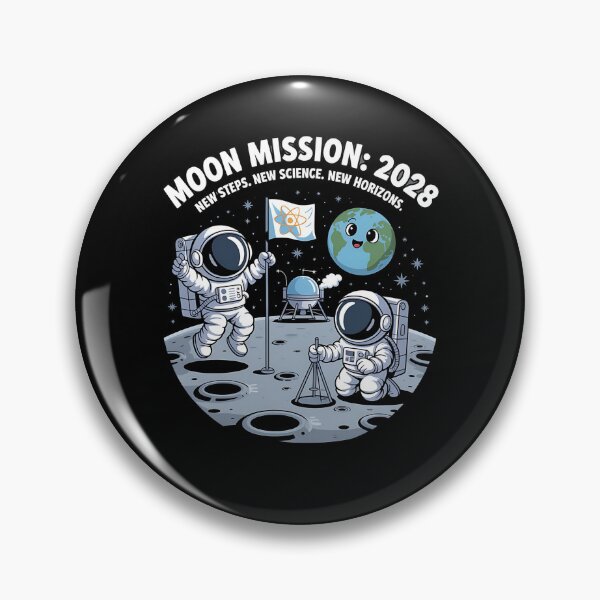 Item preview, moon mission - lunar south pole - 2028 moon landing - Space architecture - Extraterrestrial engineering - Lunar schematic - South Pole Moon mission - Mission patch aesthetic - Technical spacewear designed and sold by JansenGS.