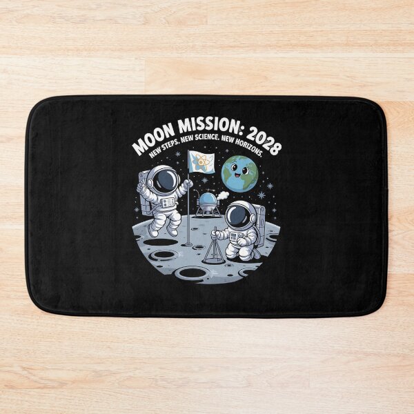 Item preview, moon mission - lunar south pole - 2028 moon landing - Space architecture - Extraterrestrial engineering - Lunar schematic - South Pole Moon mission - Mission patch aesthetic - Technical spacewear designed and sold by JansenGS.
