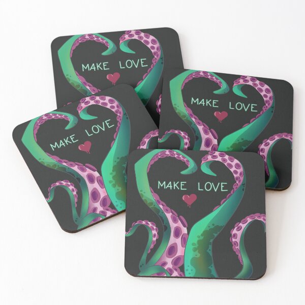 Item preview, Make love Valentine's day - Tentacle edition designed and sold by Geek-Repository.