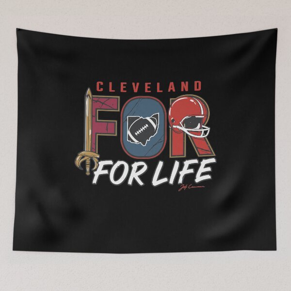 Item preview, Cleveland For Life Vintage Sports Fan Graphic designed and sold by Evaevonechi.