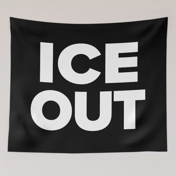 Item preview, ICE OUT Abolish and resist designed and sold by blackdogshop.