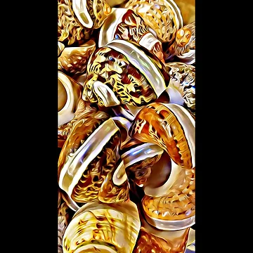 Artwork thumbnail, Colorful Shells by LillianInk