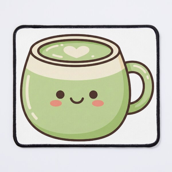 Item preview, Cute Kawaii Matcha Latte Cup designed and sold by pictranoosa.