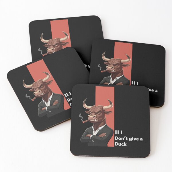 Item preview, Don't Give A Duck  Mafia Bull Boss Graphic designed and sold by Evaevonechi.