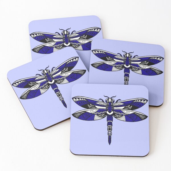 Item preview, Blue Tribal Dragonfly designed and sold by Steeb757.
