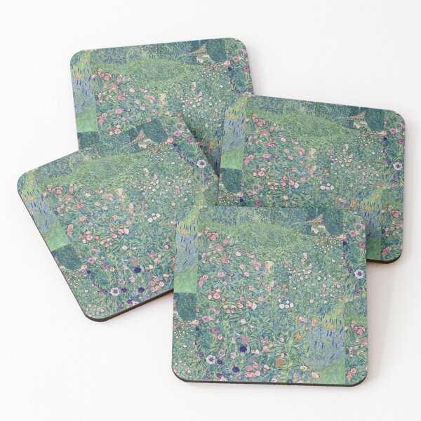 Item preview, Italian Garden Landscape by Gustav Klimt: Lush Floral Art Print designed and sold by artofuniverse.