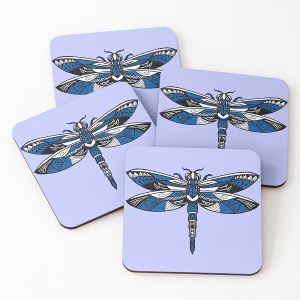 Item preview, Teal Tribal Dragonfly designed and sold by Steeb757.