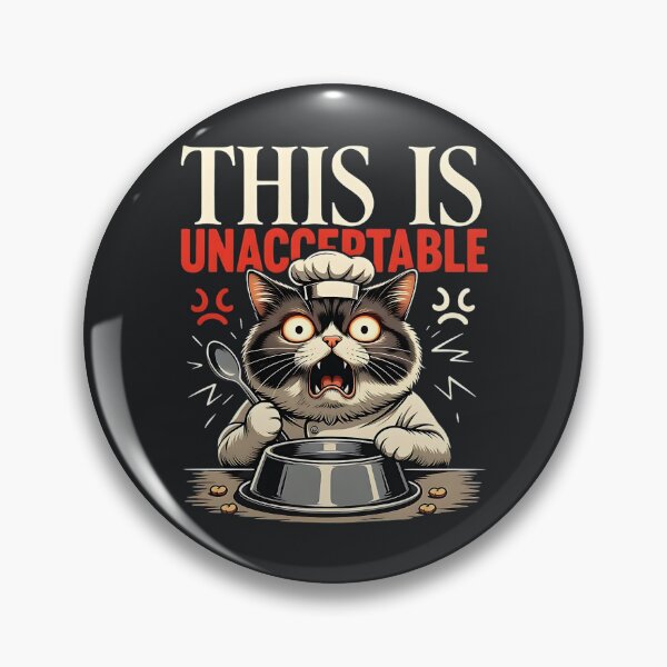 Item preview, This Is Unacceptable Angry Cat designed and sold by Taans-Creation.