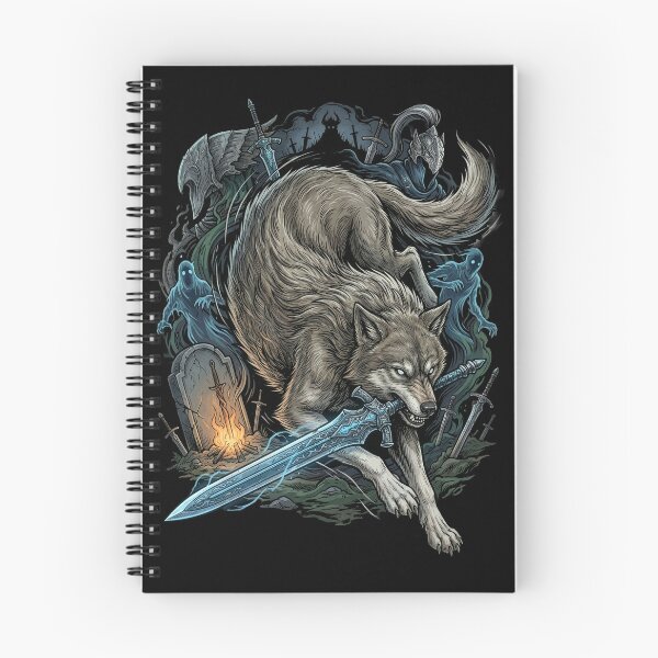 Item preview, Great Grey Wolf Sif Loyal Knight Companion designed and sold by Senpaiwaves.
