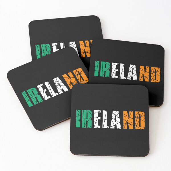 Item preview, Ireland Pride: Flag-Inspired Text Design designed and sold by Globalcitytees.