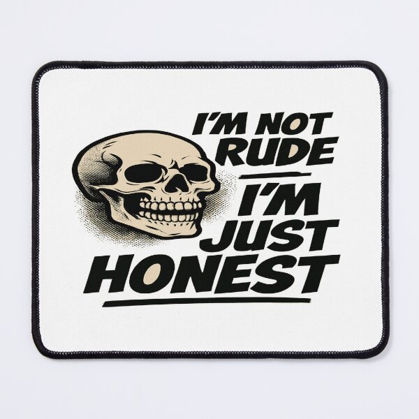Item preview, Bold Skull Art with Honest Quote – Edgy Typography for Real Talk Fans, Posters, Tees & Stickers designed and sold by Bright Nest Studio.