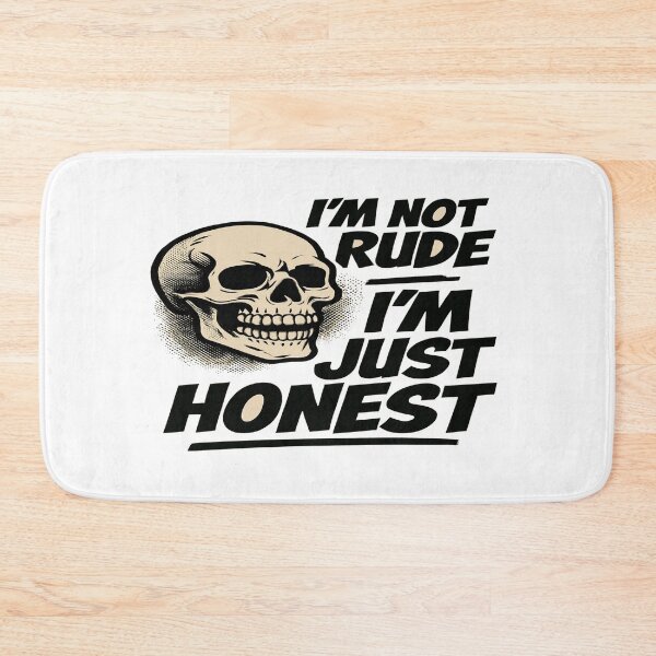 Item preview, Bold Skull Art with Honest Quote – Edgy Typography for Real Talk Fans, Posters, Tees & Stickers designed and sold by Bright Nest Studio.