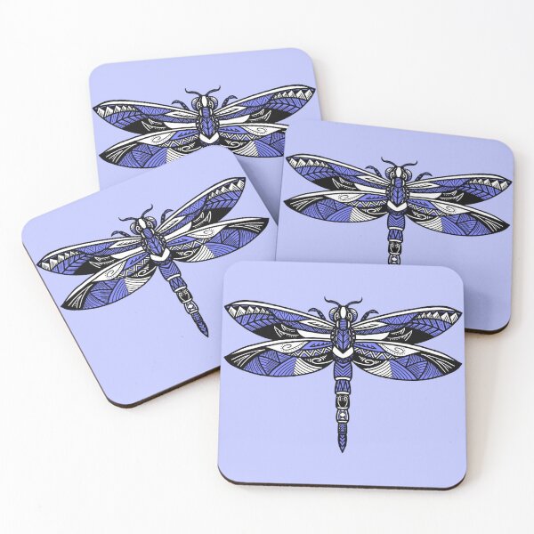 Item preview, Light Blue Tribal Dragonfly designed and sold by Steeb757.