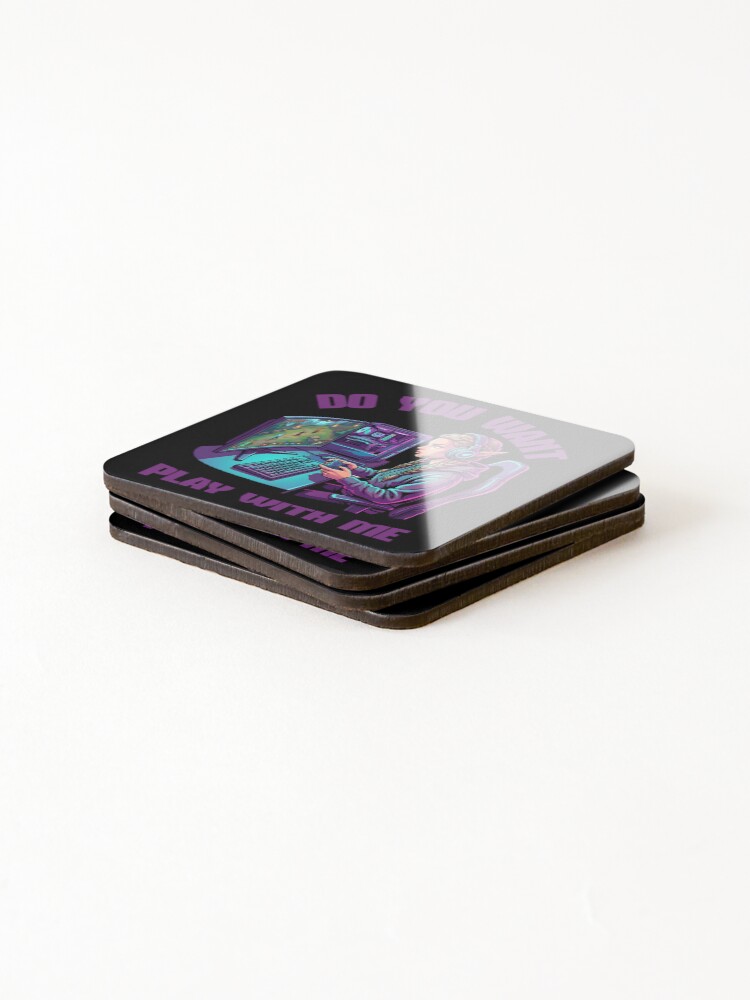 Thumbnail 4 of 5, Coasters (Set of 4), Gaming Elf designed and sold by ReneMM.