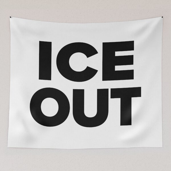 Item preview, ICE OUT Abolish and resist designed and sold by blackdogshop.