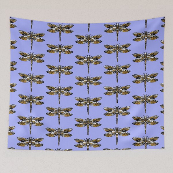 Item preview, Yellow Tribal Dragonfly designed and sold by Steeb757.