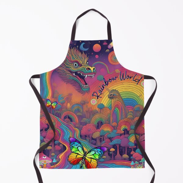 Item preview, Psychedelic Rainbow Dragon Fantasy designed and sold by AnaPixMar.