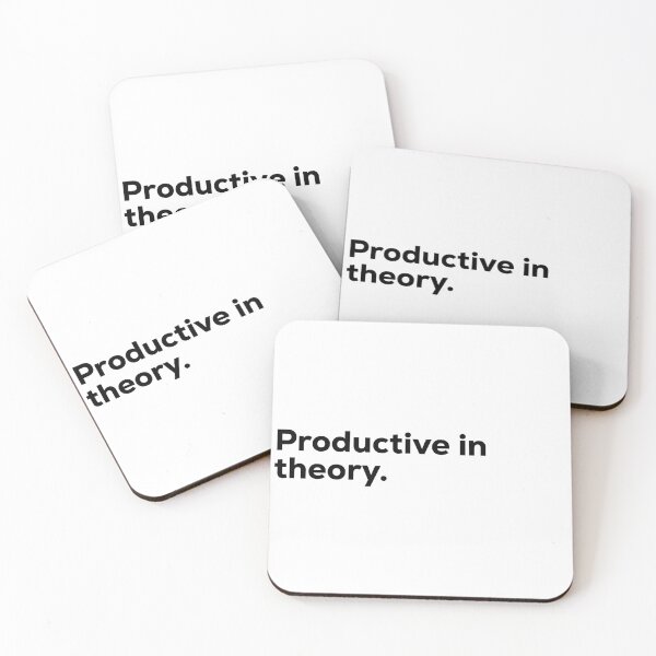 Item preview, Productive in theory. designed and sold by Terrero.