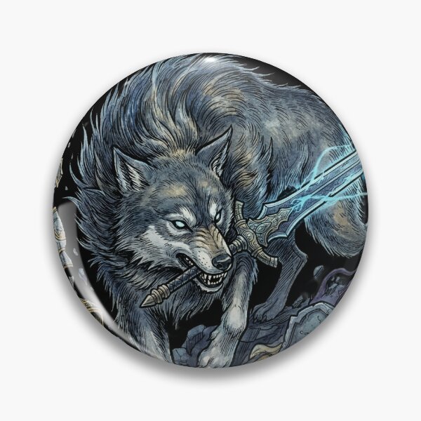 Item preview, Great Grey Wolf Sif Fantasy Wolf Warrior designed and sold by Senpaiwaves.