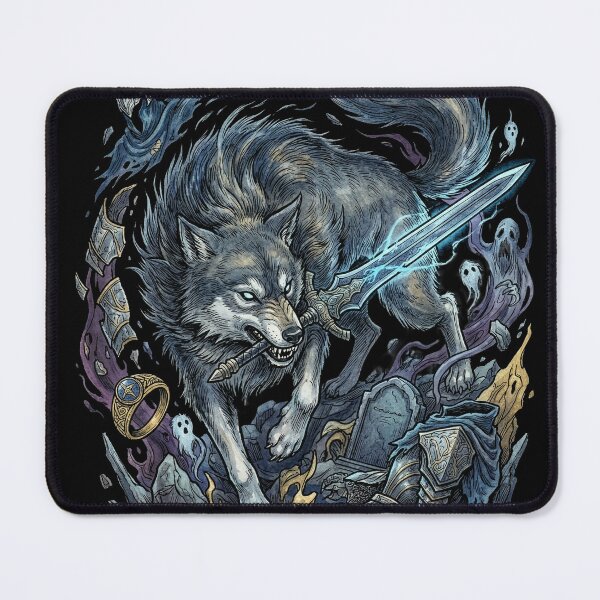 Item preview, Great Grey Wolf Sif Fantasy Wolf Warrior designed and sold by Senpaiwaves.