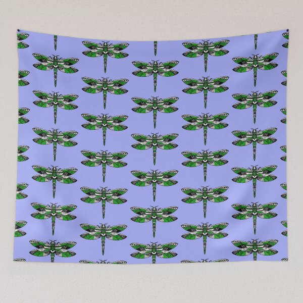 Item preview, Bright Green Tribal Dragonfly designed and sold by Steeb757.
