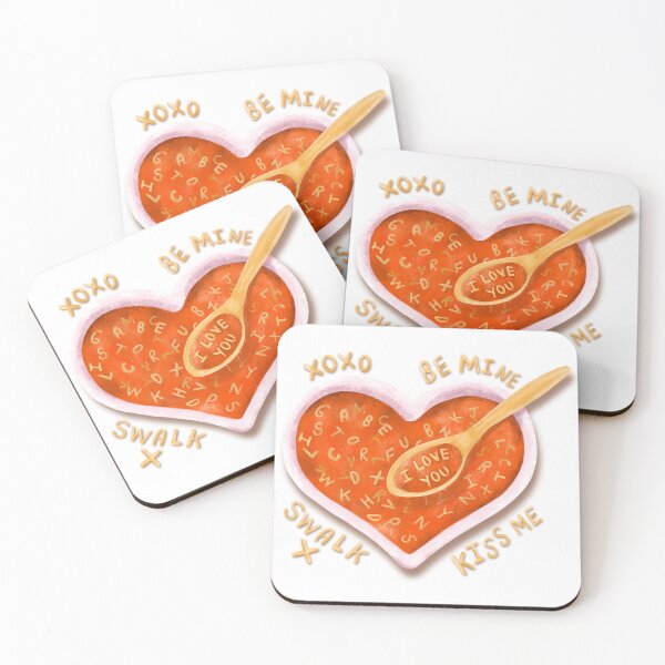 Item preview, I Love You Alphabet Soup designed and sold by SarahWhittle.