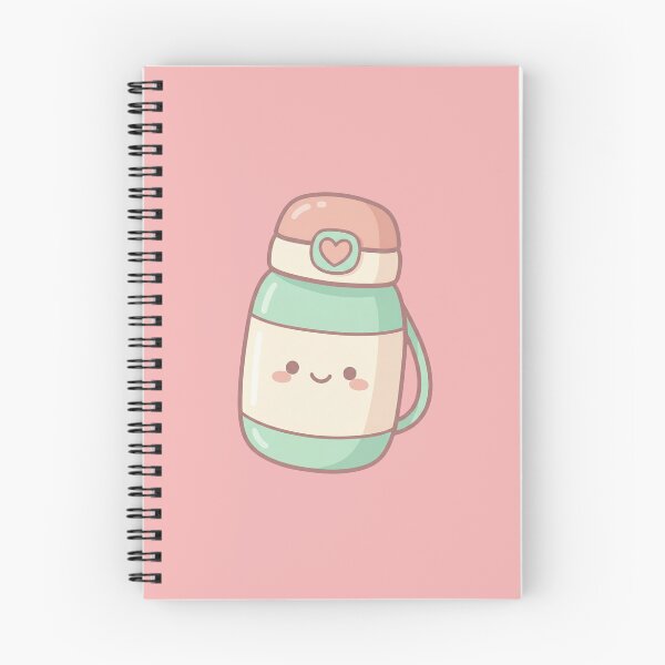 Item preview, Kawaii Happy Smiling Insulated Water Bottle designed and sold by Indraokta22.