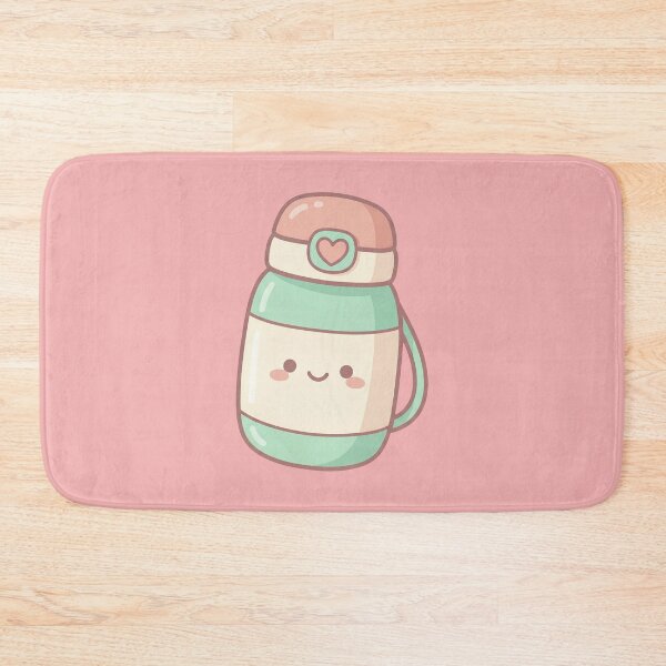 Item preview, Kawaii Happy Smiling Insulated Water Bottle designed and sold by Indraokta22.