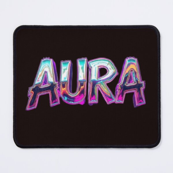 Item preview, AURA – Neon Chrome Streetwear Graphic T-Shirt designed and sold by ZChrome.