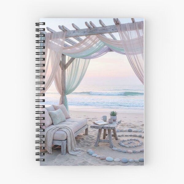 Item preview, Beach Gazebo Pastel Drapery and Couch designed and sold by Maria Dryfhout.