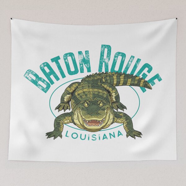 Item preview, Baton Rouge Louisiana Alligator Design designed and sold by Futurebeachbum.