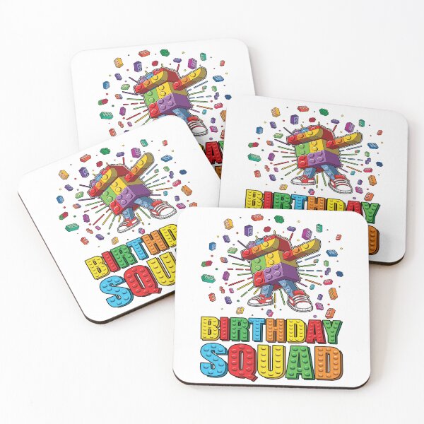 Item preview, Brick Builder Kids Birthday Funny Block Building designed and sold by AngryDuckShopTM.