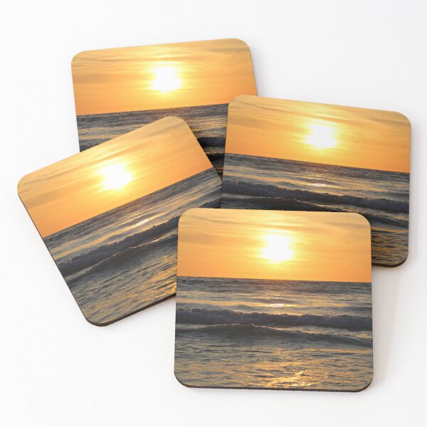 Item preview, Orange Sunset over the ocean designed and sold by maisierosephoto.