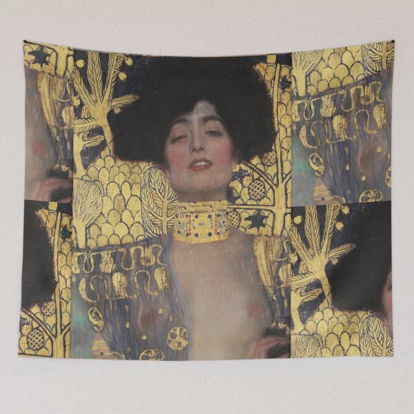 Item preview, Judith Style by Gustav Klimt: Sensual Vienna Secession Fine Art Poster designed and sold by artofuniverse.