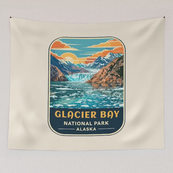 Item preview, Glacier Bay National Park Alaska Sticker designed and sold by Gideon Emmerich.