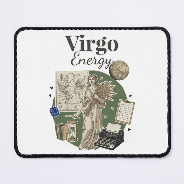 Item preview, Virgo Energy Zodiac Y2K Collage I designed and sold by Lemon Pepper.
