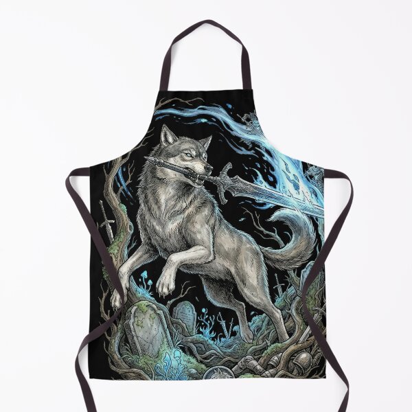 Item preview, Sif the Great Grey Wolf Ancient Guardian designed and sold by Senpaiwaves.