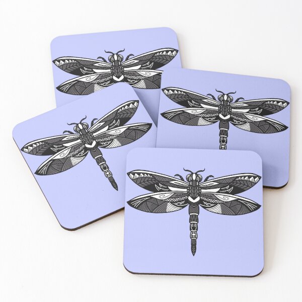 Item preview, Gray Tribal Dragonfly designed and sold by Steeb757.