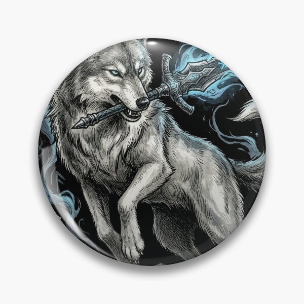 Item preview, Great Grey Wolf Sif Brave Wolf Portrait designed and sold by Senpaiwaves.