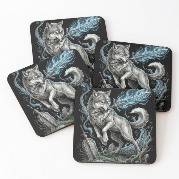 Item preview, Great Grey Wolf Sif Brave Wolf Portrait designed and sold by Senpaiwaves.