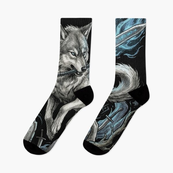 Item preview, Great Grey Wolf Sif Brave Wolf Portrait designed and sold by Senpaiwaves.