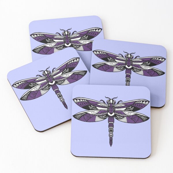 Item preview, Purple Tribal Dragonfly designed and sold by Steeb757.