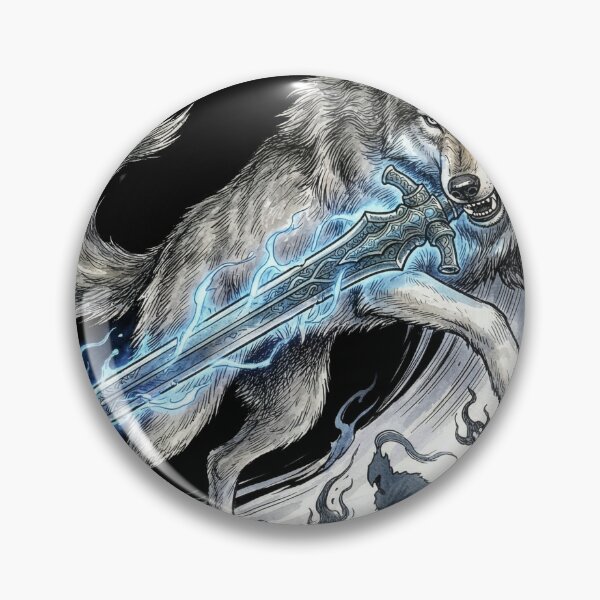Item preview, Sif Great Grey Wolf Fantasy Beast Art designed and sold by Senpaiwaves.