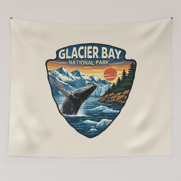 Item preview, Glacier Bay National Park Alaska Sticker designed and sold by Gideon Emmerich.