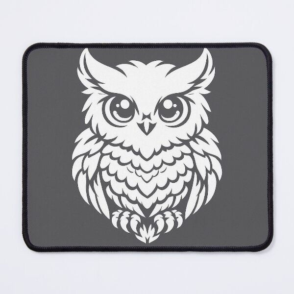 Item preview, Minimalist Cute Owl Silhouette designed and sold by PrettyRottenCo.