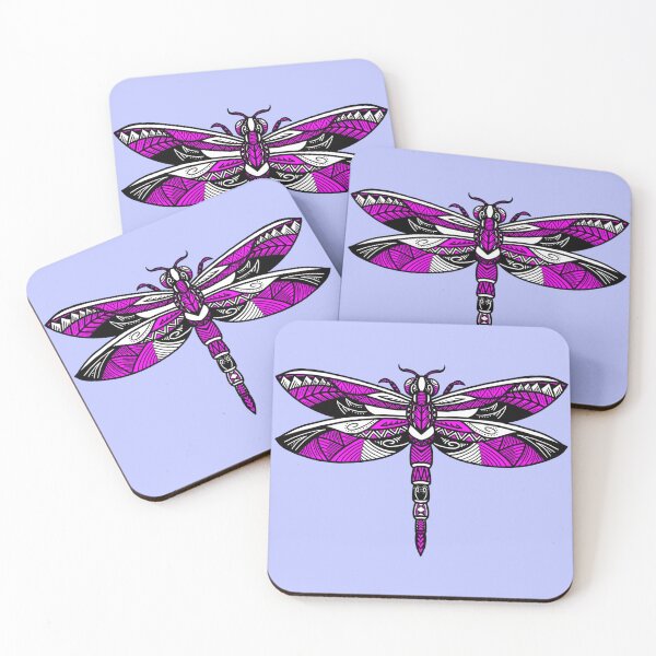 Item preview, Pink Tribal Dragonfly designed and sold by Steeb757.