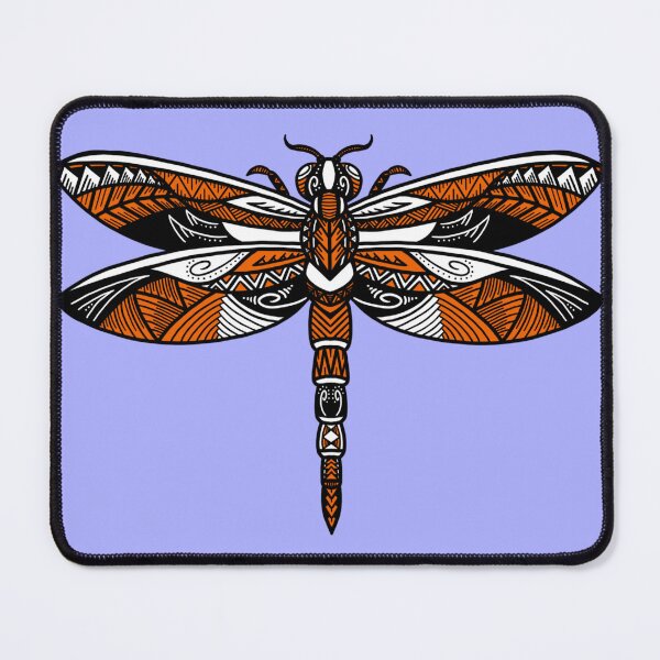 Item preview, Orange Tribal Dragonfly designed and sold by Steeb757.
